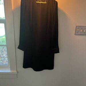 J. Crew Black Long Sleeve Dress